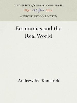 cover image of Economics and the Real World